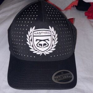 Nasty Pig Black Coach mesh mens hat new with tag